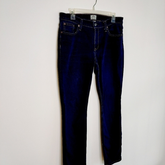J. CREW Matchstick Jeans size 29 Straight Stretch Denim Darkee Wash EUC - Picture 5 of 11